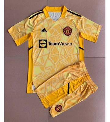Manchester United Målvakt babykläder Bortatröja barn 2022-23 Korta ärmar (+ Korta byxor)